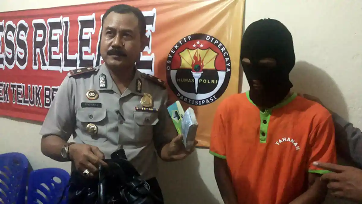 Jambret Ini Ditangkap saat Jual Semangka