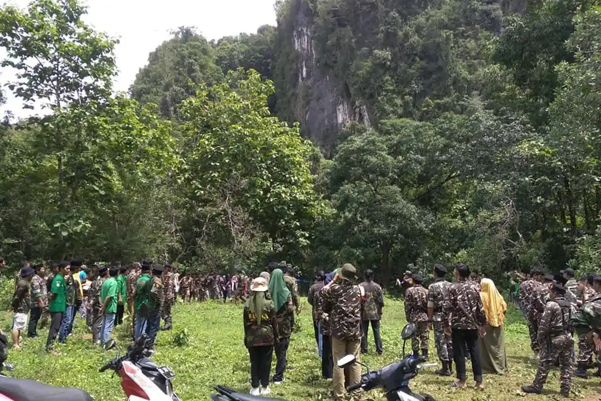 500 Orang Ikuti Kemah Bakti GP Ansor Sulsel
