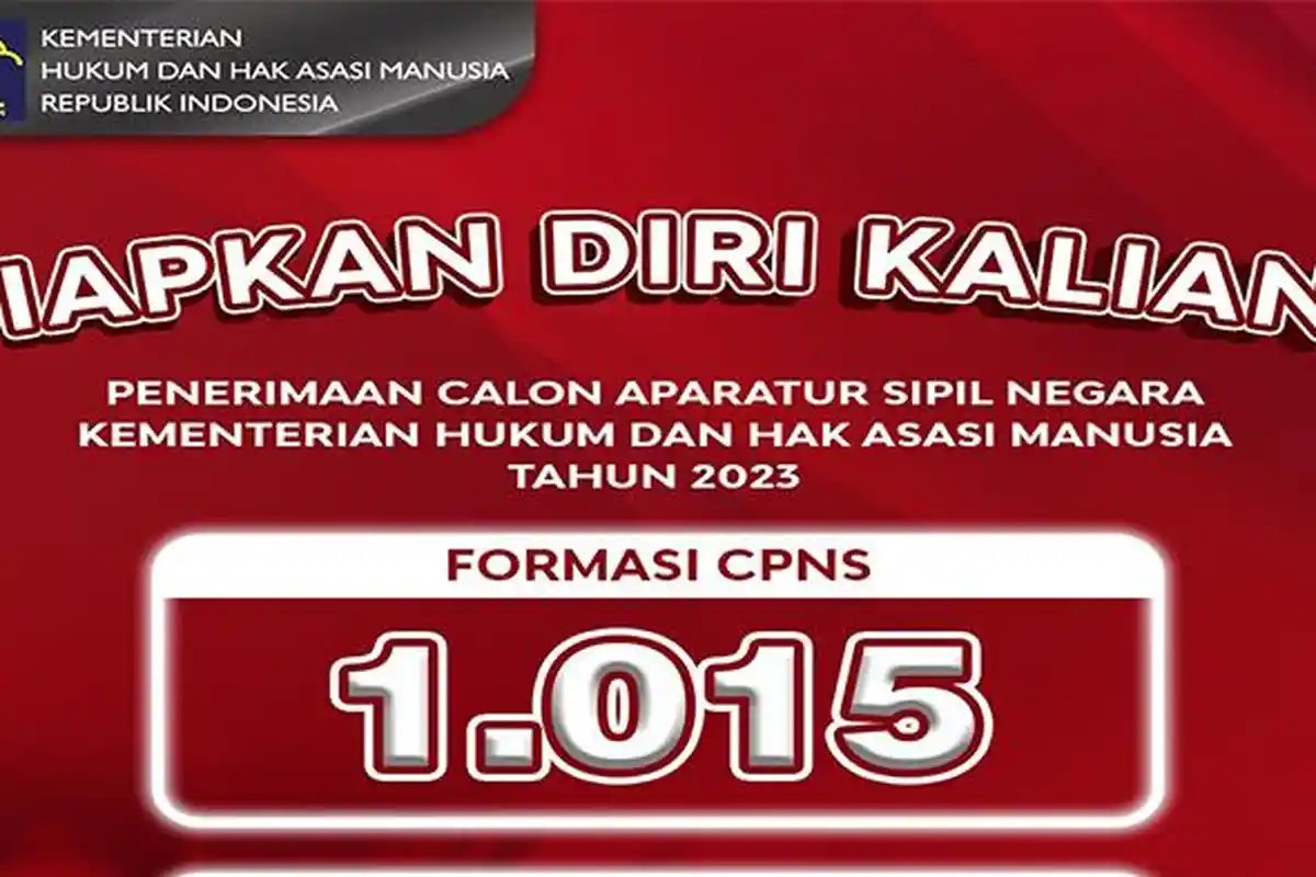 Pendaftaran CPNS Kemenkumham 2023, Ini Syarat dan Dokumen Penting yang Perlu Disiapkan