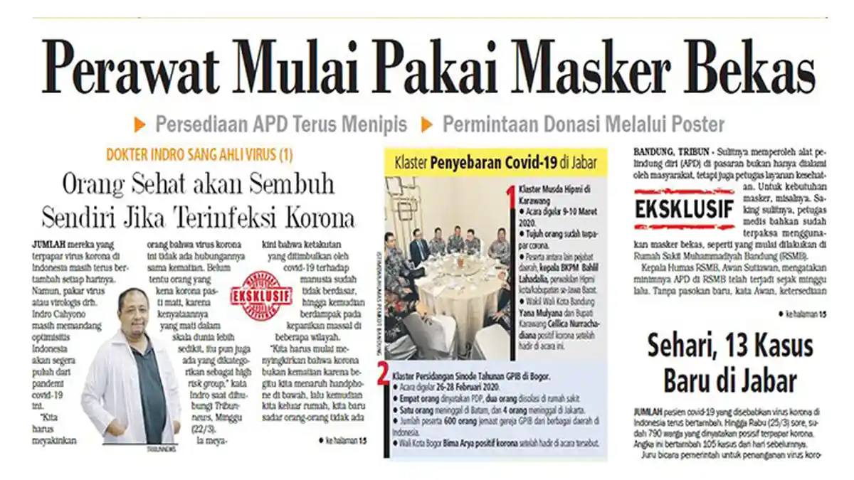 EKSKLUSIF- Sehari, 13 Kasus Covid-19 Baru di Jawa Barat, Ridwan Kamil Akan Tes Sekali Lagi