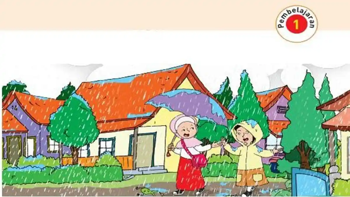 Soal dan Jawaban Tema 8 Kelas 1 Subtema 3 Semester 2 Tentang Penghujan Pilihan Ganda