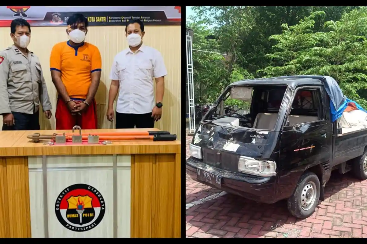 Pria di Gresik Babak Belur Dihajar Warga Usai Terpergok Curi Gabah 1,2 Ton