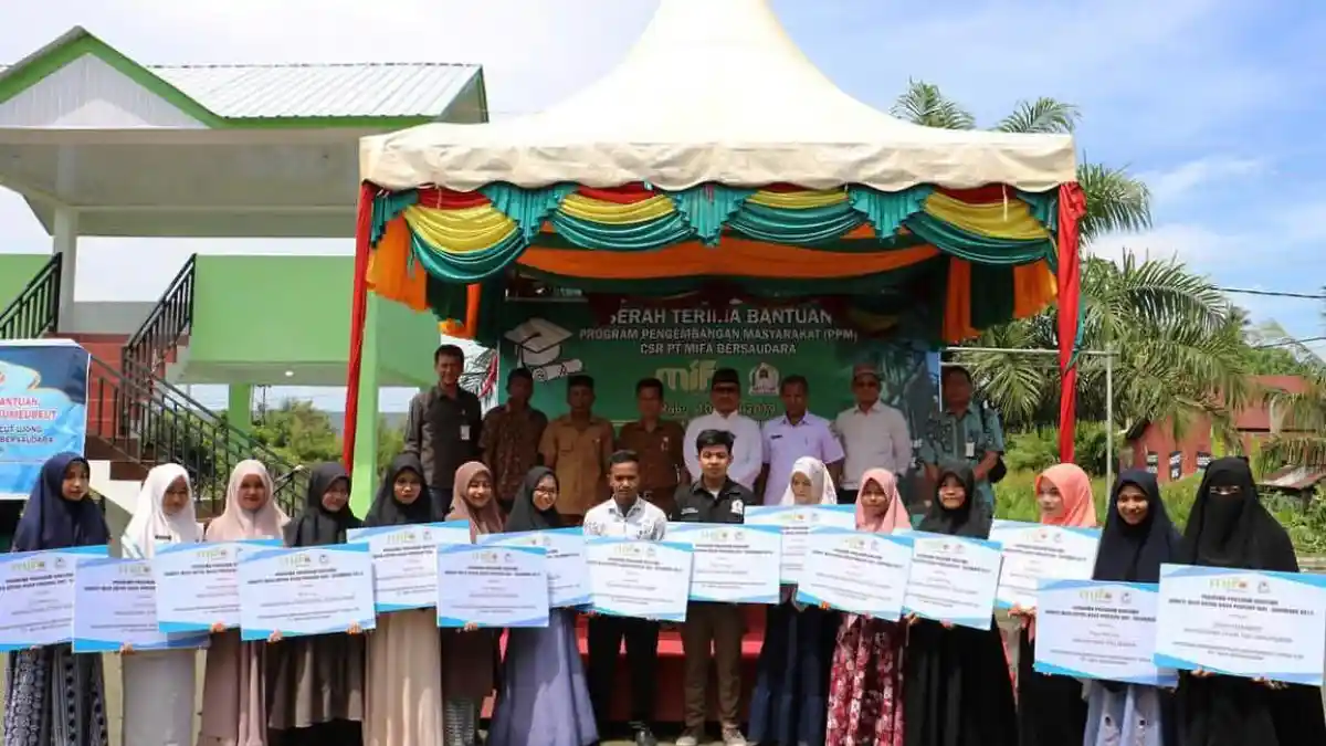 PT Mifa Kembali Salurkan Beasiswa Bhakti Mifa Untuk Aceh Tahun 2019 Tahap 2