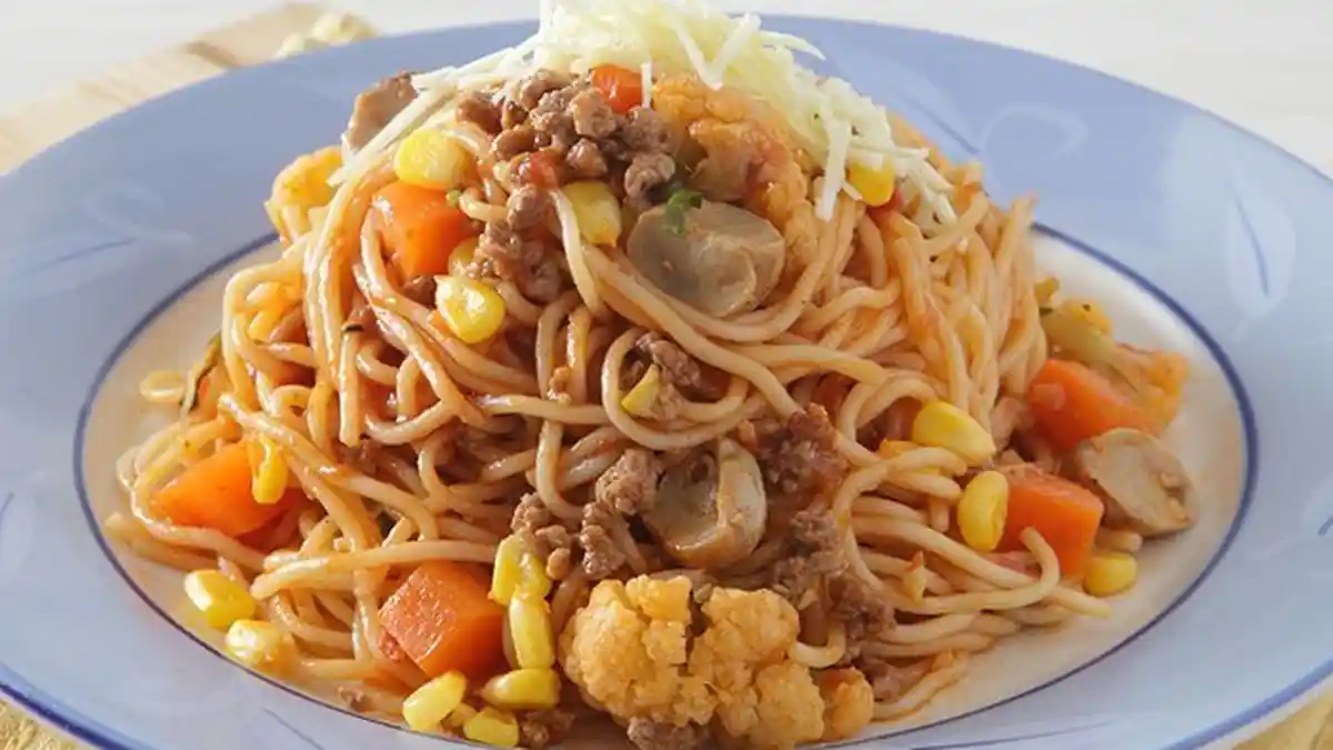 Resep Spaghetti Siram Saus Daging, Mantap Buat Sarapan Pagi