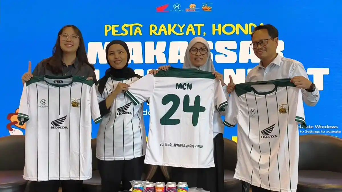 Rayakan Satu Dekade, Honda Makassar Culinary Night 2025 Sajikan 75 Tenant Kuliner Lokal