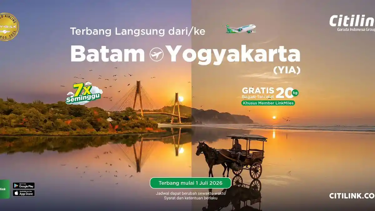 Liburan Sekolah Lebih Berkesan, Citilink Ajak Keluarga Batam Jelajah Edukasi dan Budaya Yogyakarta - Tribunbatam.id