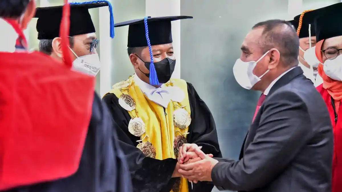Membanggakan, USU Tambah Tiga Guru Besar, Edy Rahmayadi Mengharap Hal Ini