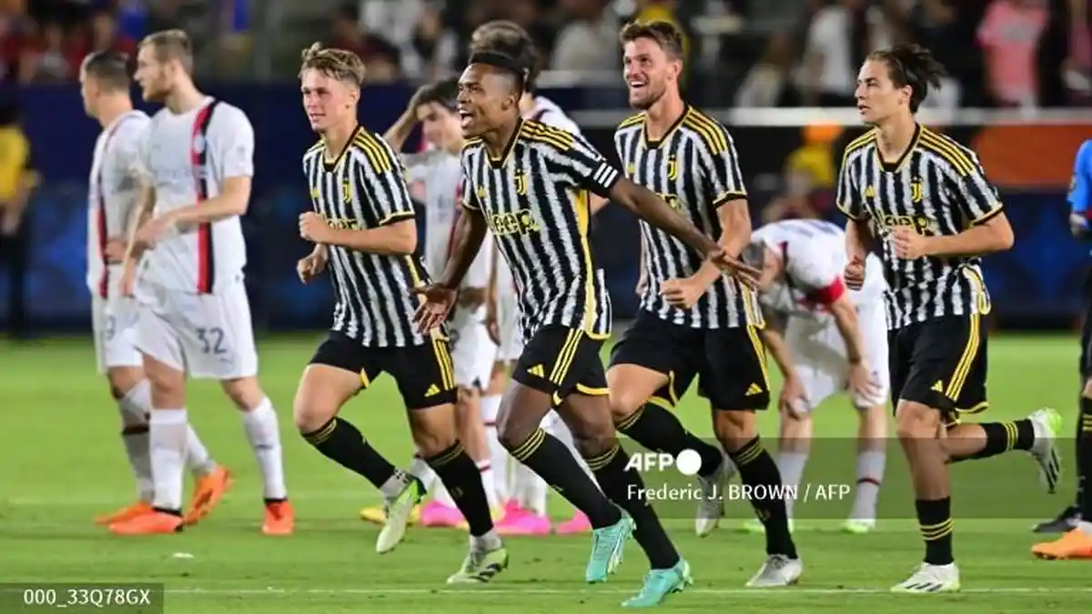 Juventus Menang Adu Penalti atas AC Milan 4-3 Setelah Imbang 2-2 di Waktu Normal