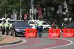 Rekayasa Lalu Lintas di Bunderan Senayan saat KTT ASEAN Jakarta