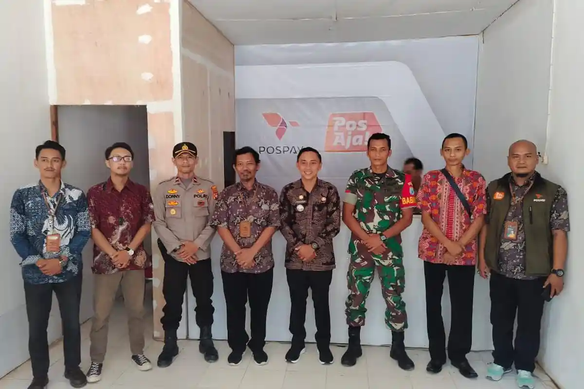 Warga Air Besar Landak Kini Punya Kantor Pos di Jl Raya Serimbu