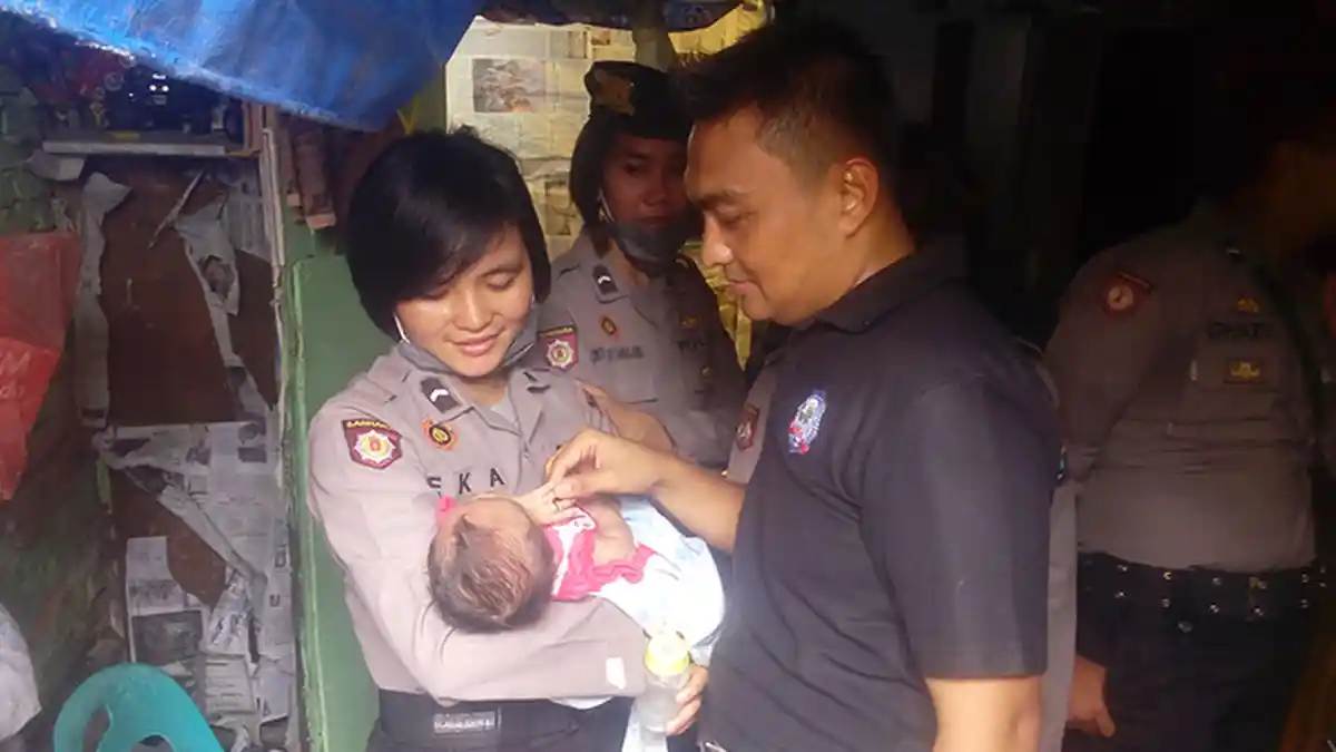 Polisi Titipkan Bandar Sabu Pemilik Bayi Usia Dua Bulan ke Rutan