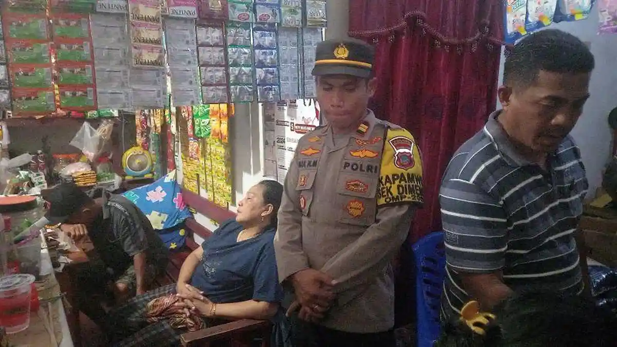 Polisi Pastikan Rumah Duka dan TKP Adik Bunuh Kakak di Minut Sulawesi Utara Aman