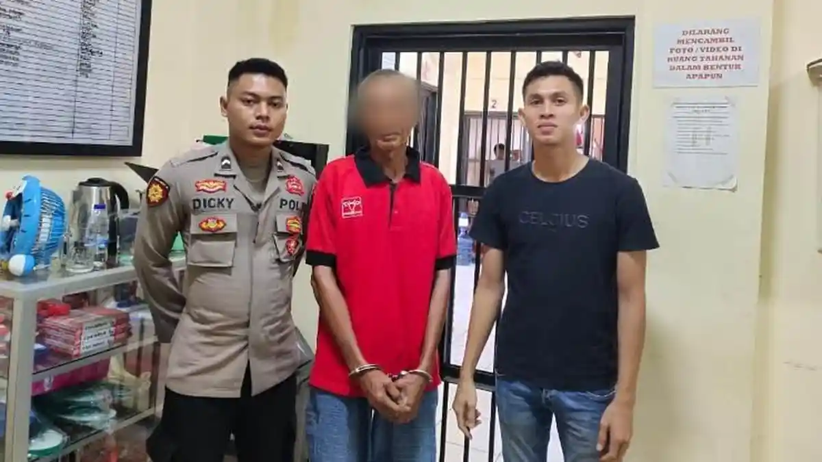 Tetangga Berusia Senja Berbuat Asusila, Satreskrim Polres Demak Bekuk Pelaku Pencabulan Anak