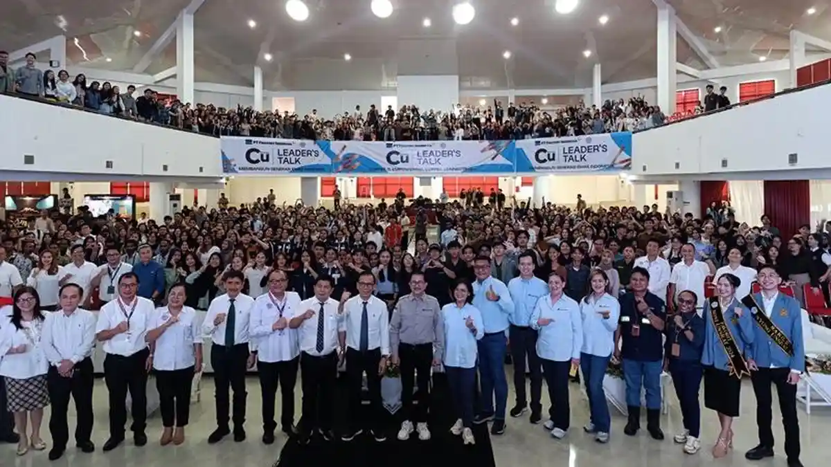 Presdir Freeport Tony Wenas Ulas Peran Vital Industri Tembaga ke Ribuan Mahasiswa Unsrat Manado