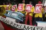Aksi Tolak Reklamasi Teluk Jakarta