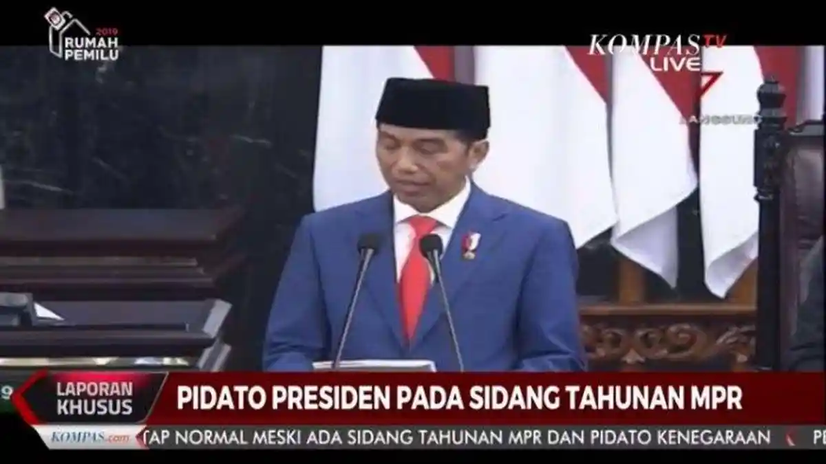 Dalam Pidato Kenegaraan, Presiden Joko Widodo Meminta Izin untuk Memindahkan Ibu Kota ke Kalimantan