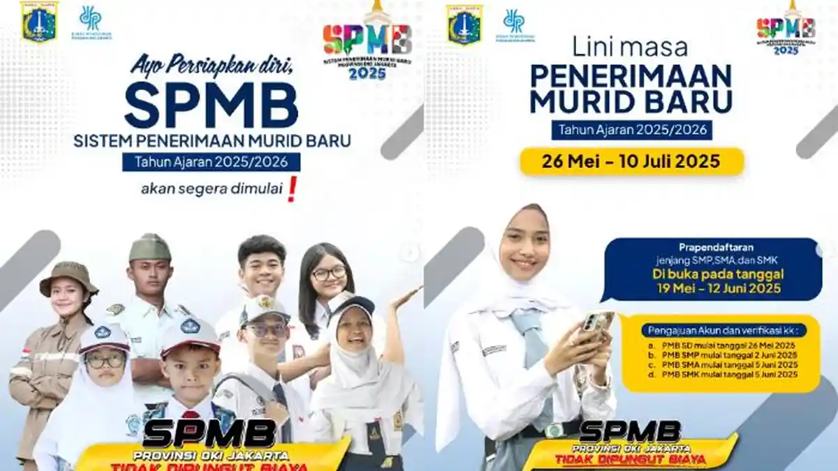 Pendaftaran SPMB DKI Jakarta 2025 Jenjang SMP Dibuka Hari Ini, Berikut ...