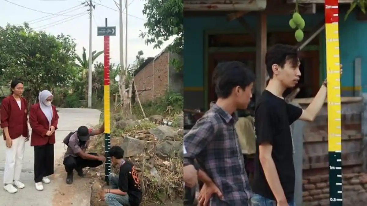 Perkuat Kesiapsiagaan Warga Hadapi Banjir, Mahasiswa ISI Surakarta Inisiasi Sign System
