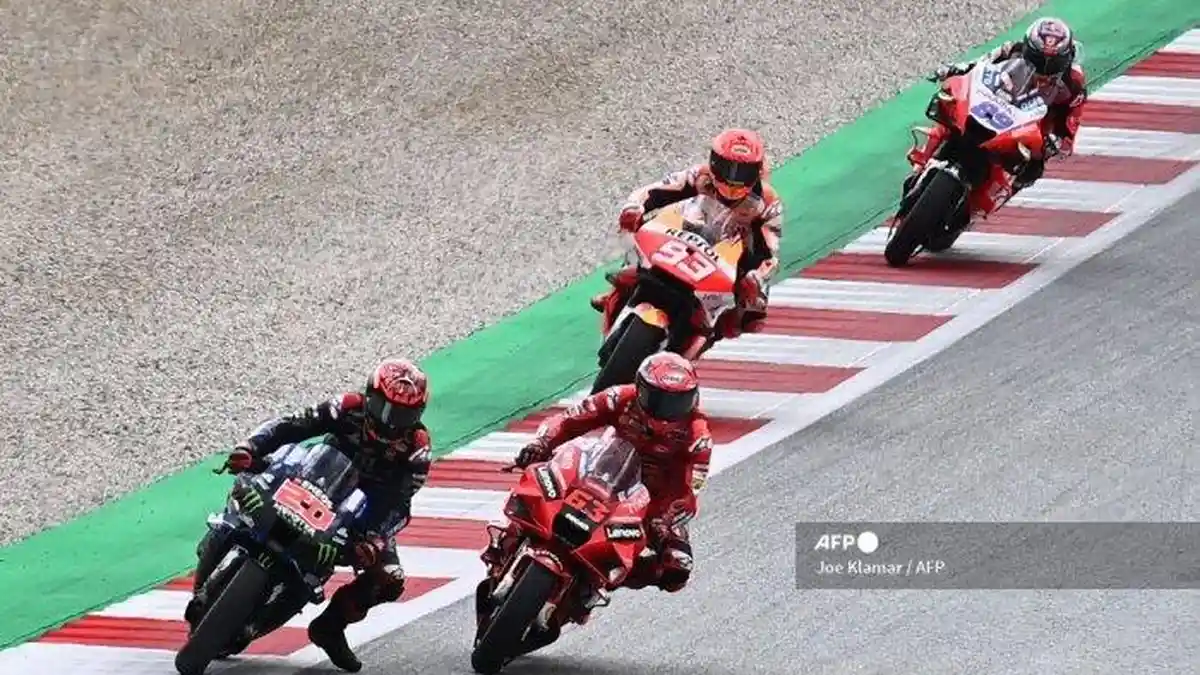 Hasil FP1 MotoGP Aragon 2021: Marquez Jawara, Rossi Terjatuh