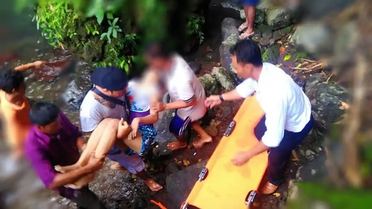 2 Siswi SMK Tewas Bersamaan di Objek Wisata Air Terjun di Bali, Begini Kronologinya