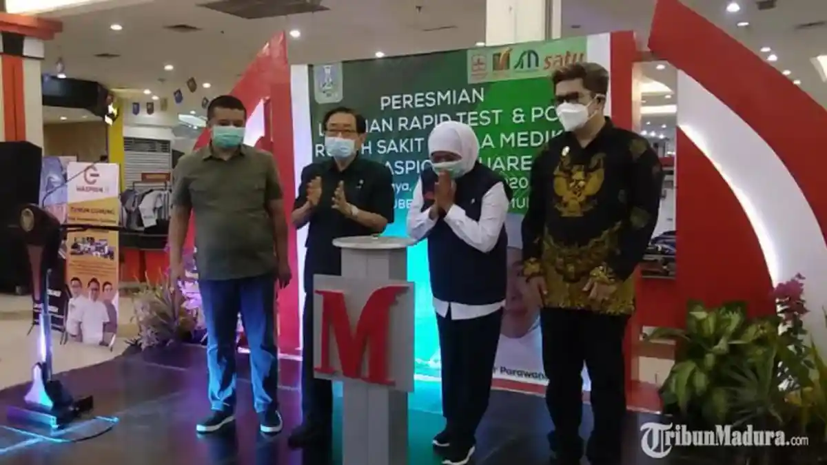 Layanan Rapid Test dan PCR di Maspion Square Diresmikan, Tarif Cek Covid-19 Cuma Rp 90 Ribu