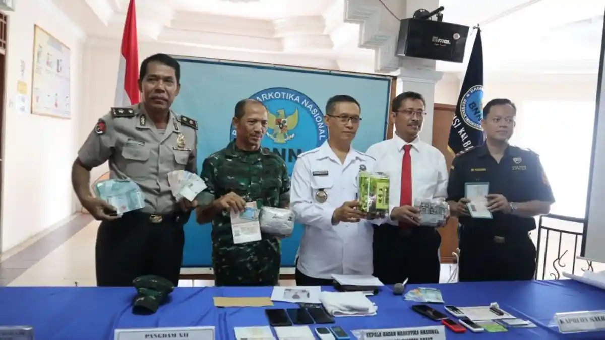 Bea Cukai Entikong Bongkar Jaringan Narkotika Internasional Entikong