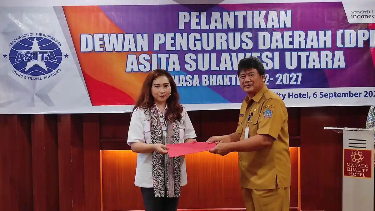 ASITA Sulawesi Utara Dilantik, Siap Kolaborasi Bangkitkan Pariwisata