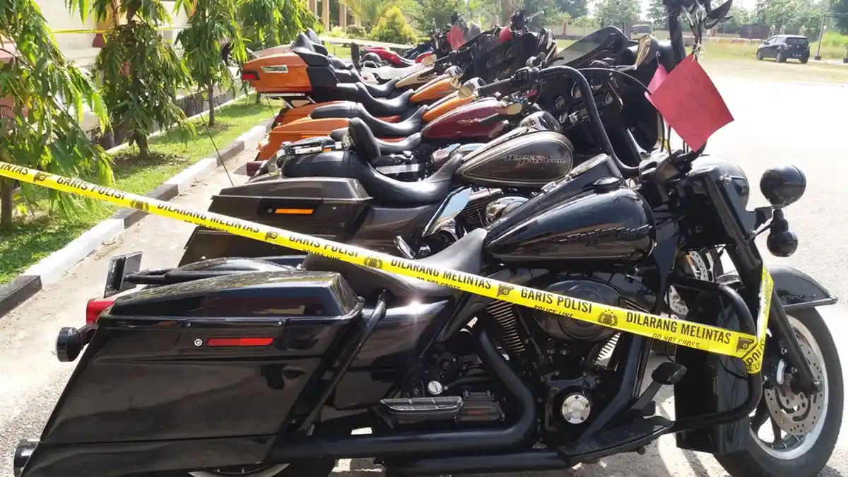 12 Unit Moge Ratusan Juta Rupiah dari Batam Ditahan Polres Siak
