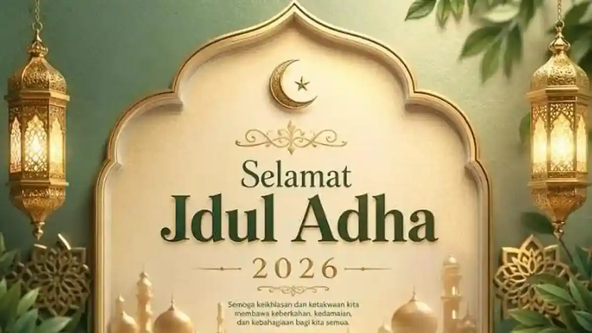 20 Link Poster Hari Raya Idul Adha 1447 Banyak Pilihan dan Islami, Posting di Medsos 27 Mei 2026