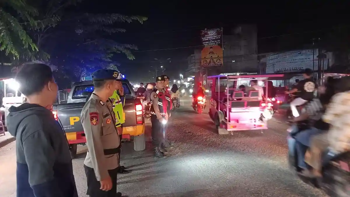 Polres Tanjungbalai Gelar Patroli, Pastikan Malam Akhir Pekan Aman dan Kondusif
