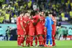 Timnas Swiss Berdoa Sebelum Bertanding
