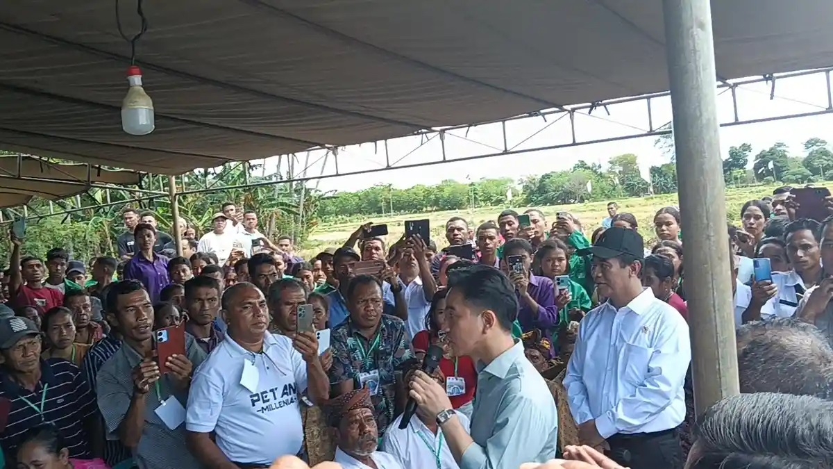 Wapres Gibran Kunjungi Baumata Janji Petani Akan Dimanjakan    