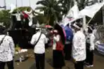 Ratusan Persatuan Guru Seluruh Indonesia (PGSI) Demo di DPR RI