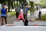 PPKM Level 3, Taman Lapangan Banteng Tetap Ramai Pengunjung