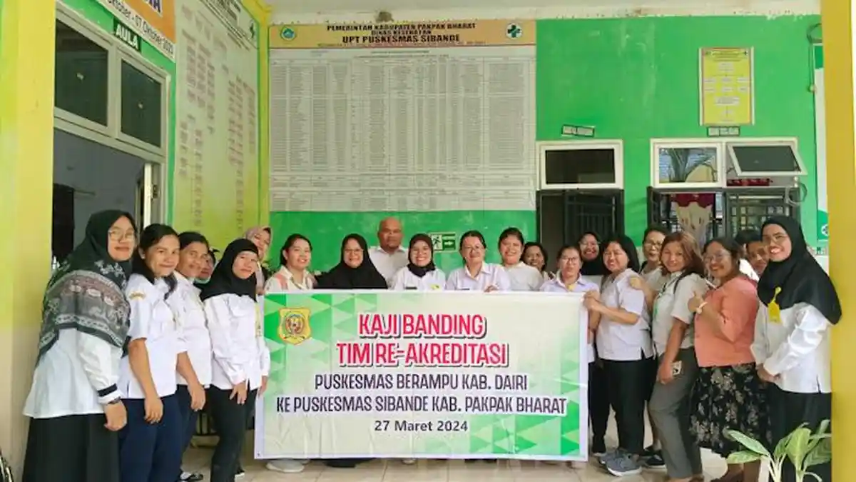 4 Puskesmas dari Kabupaten Dairi Lakukan Kaji Banding ke Puskesmas Sibande Pakpak Bharat