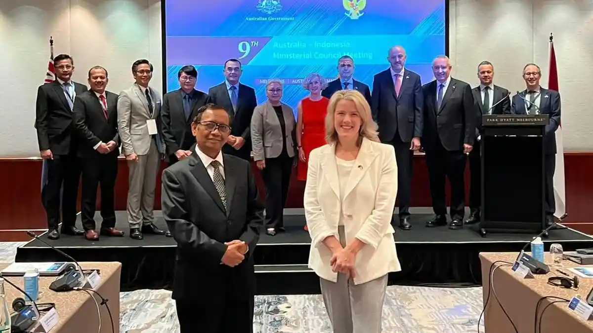 Mahfud MD Bicara Ancaman Misinformasi dan Disinformasi Bagi Pemilu 2024 di Forum Australia-Indonesia