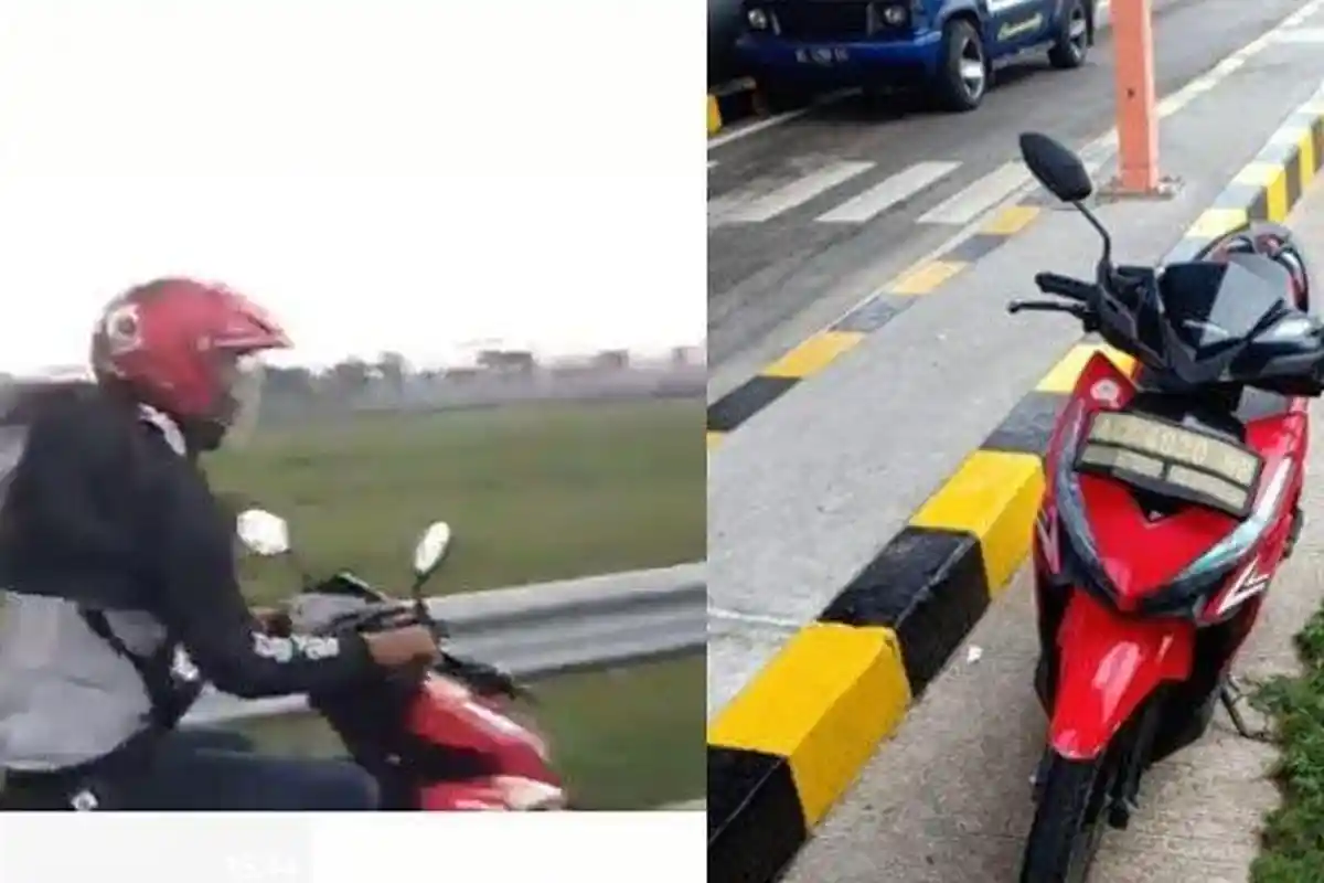 BERITA VIRAL, Gara-gara Ikuti GPS, Pengendara Sepeda Motor Tersesat ke Jalan Tol Mojokerto-Jombang