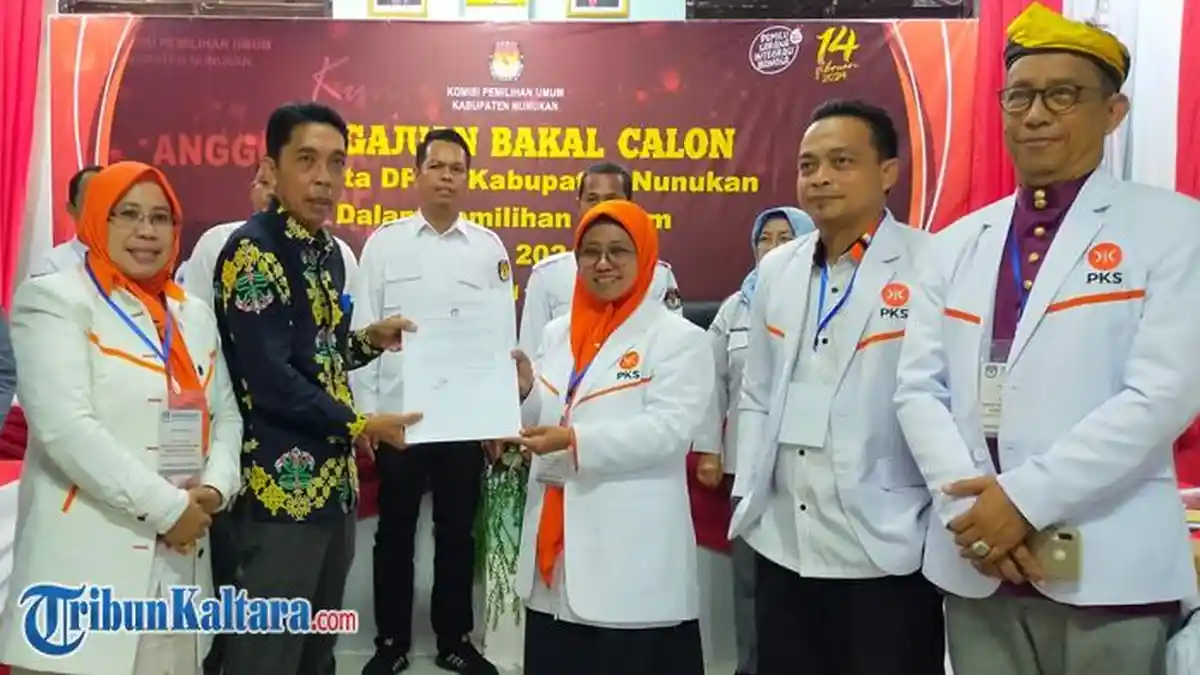 DPD PKS Nunukan Resmi Ajukan 30 Bacaleg ke Kantor KPU, Targetkan 7 Kursi