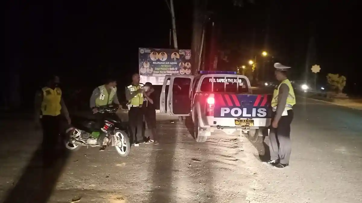 Balap Liar Sarolangun, Enam Sepeda Motor Diamankan Polisi di Aur Gading