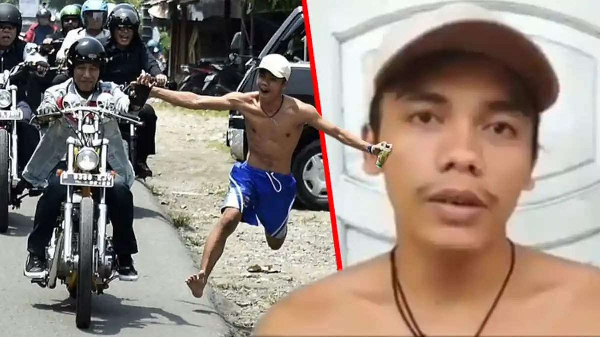 Terungkap! Ini Identitas Pemuda Bertelanjang Dada yang Hampiri Jokowi, Dia Punya Maksud