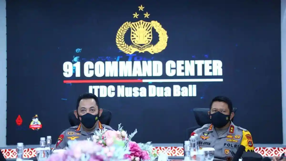 Kapolri Tinjau 91 Command Center di Bali untuk Pastikan Pengamanan Event Internasional