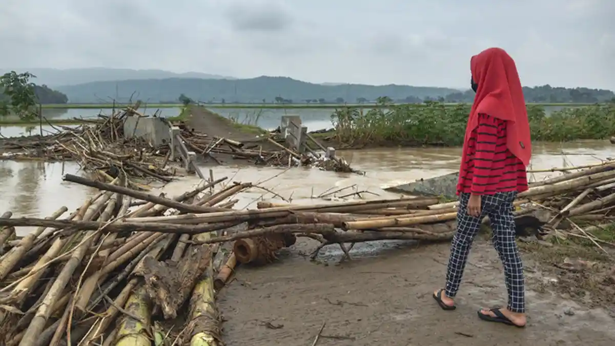 Banjir Desa Lengking Sukoharjo, Diduga Karena Pendangkalan Kali Buntung, Kades : Perlu Normalisasi