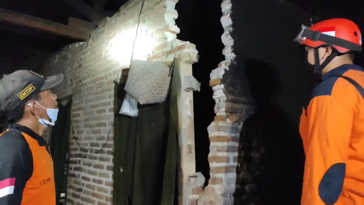 Terus Bertambah, Jumlah Kerusakan Bangunan Akibat Gempa Bumi di Blitar Terhitung 220 Unit