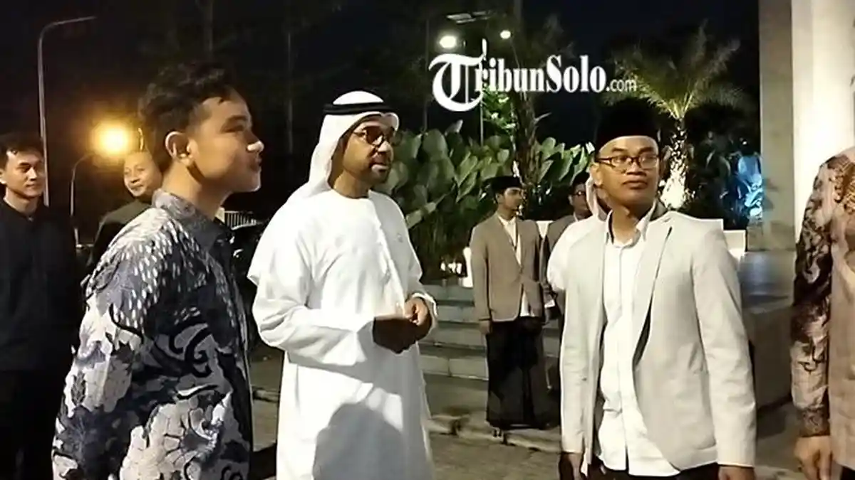 Gibran Terima Ucapan Selamat Terpilih Jadi Wapres dari Dubes UEA di Hari Kemanusiaan Sheikh Zayed
