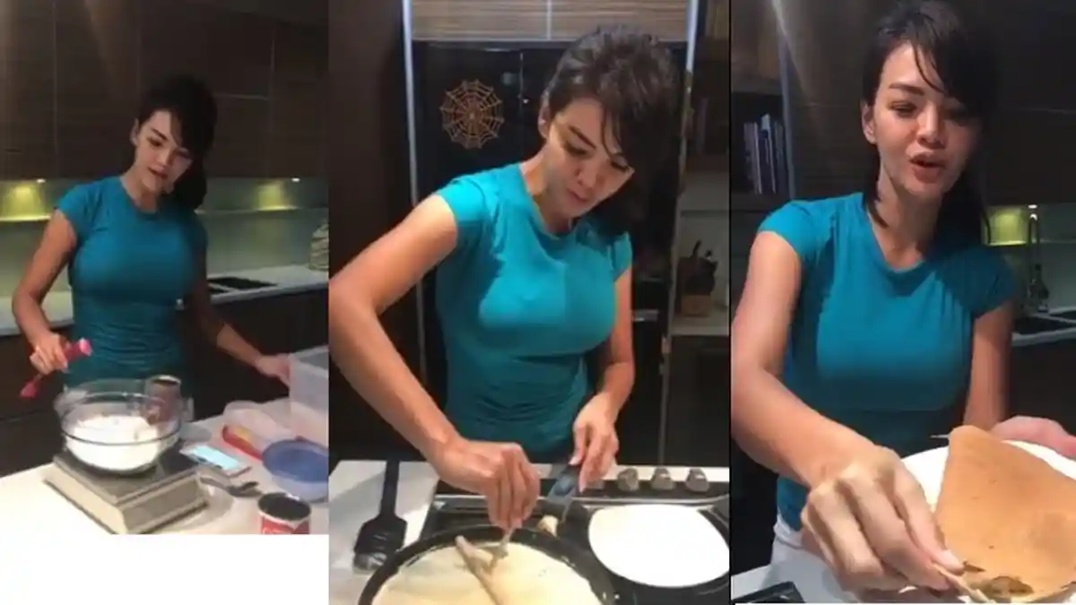 Farah Quinn Siarkan Langsung Cara Bikin Martabak Kering, Netter Malah Deg-degan, Ternyata. . .