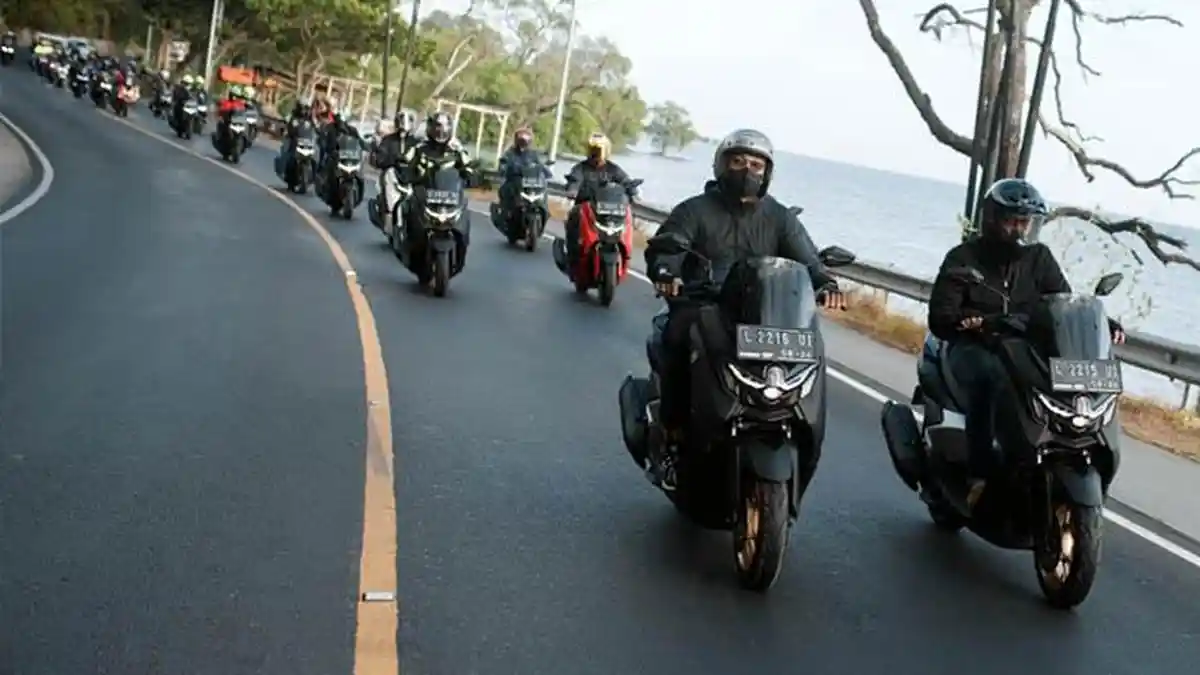 Gelaran NMAX Ride A Decade di Surabaya, Perayaan Satu Dekade Yamaha Nmax