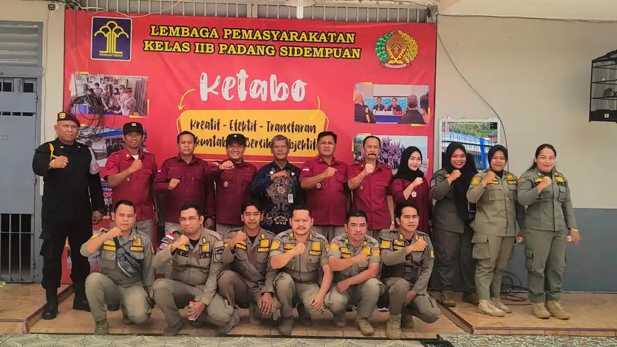 Kolaborasi Positif, Satpol PP Berikan Bantuan Pengamanan di Lapas Padangsidimpuan
