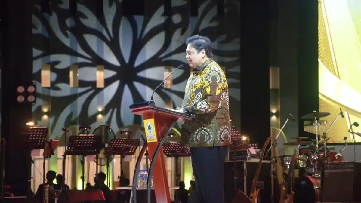 Pidato HUT ke-57 Partai Golkar, Airlangga Hartarto: 2024 Kita Harus Menang