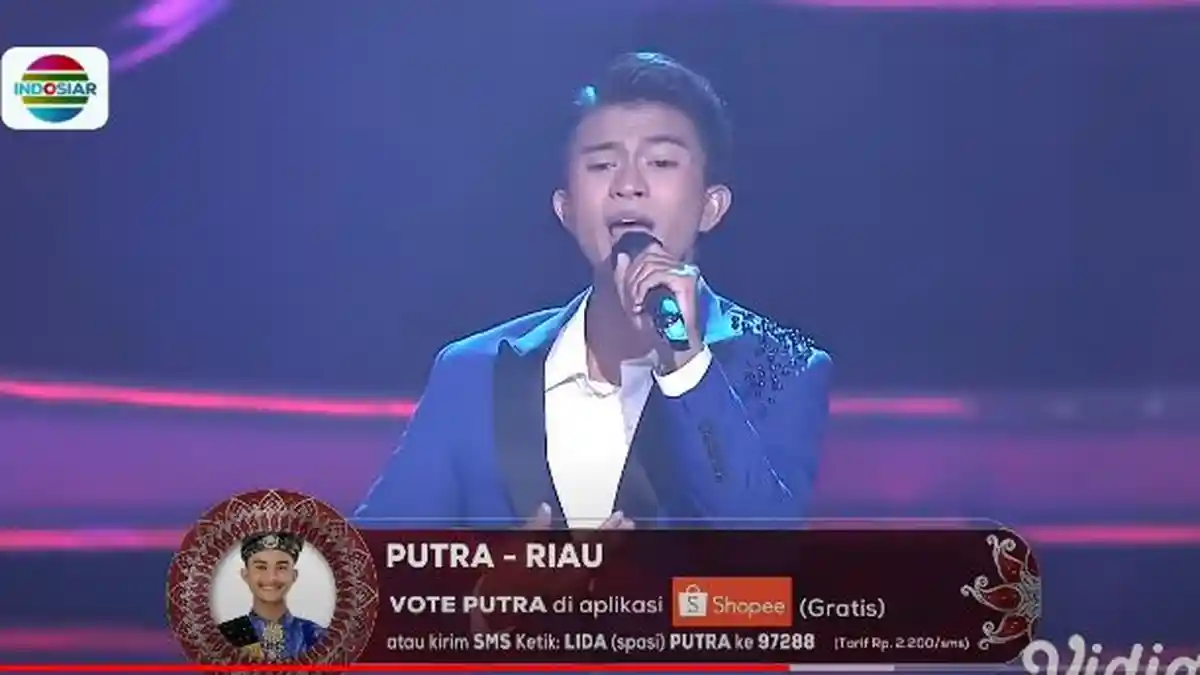 Hasil LIDA 2021 Tadi Malam, Putra Asal Riau Polling Tertinggi di TOP 70 Grup 7 Merah, Enerjik!