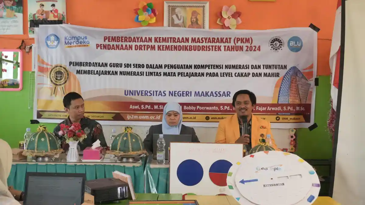 Akademi UNM Perkuat Literasi Numerasi Guru SD Inpres Sero Gowa